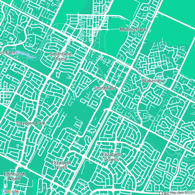 Map showing the location of Shell Self Serve in Smithfield West, SA 5114