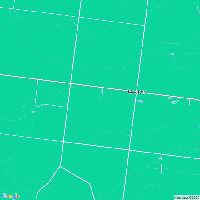 Map showing the location of Moolerr Olives in Moolerr, VIC 3477