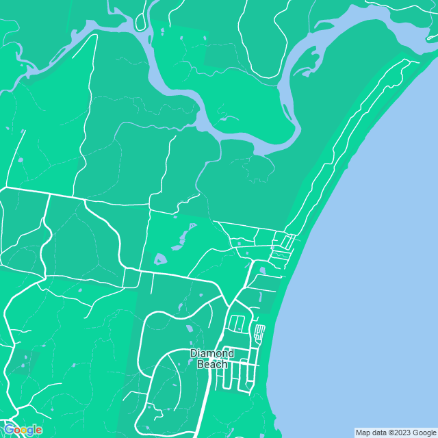 Map showing the location of Comwise Computer Training in Diamond Beach, NSW 2430