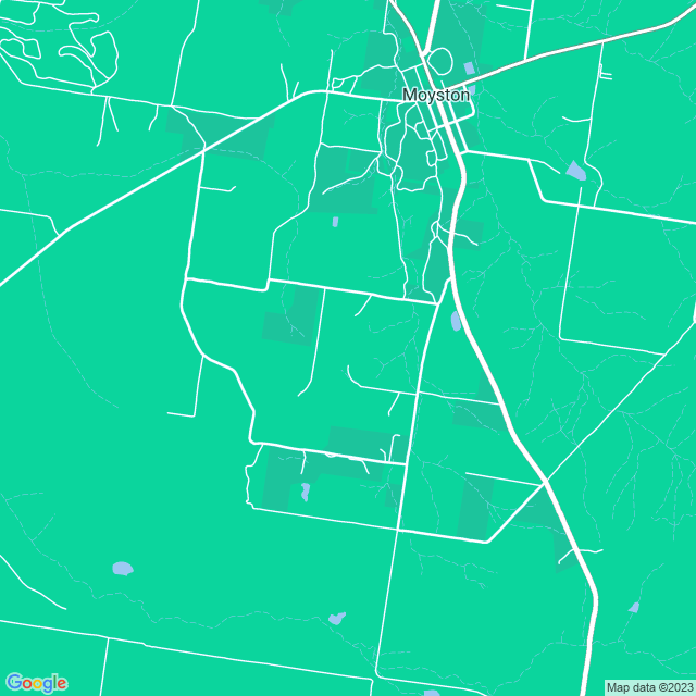 Map showing the location of Moyston Primary School in Moyston, VIC 3377