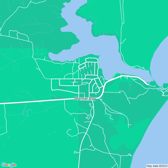 Map showing the location of Gooch E A in Bremer Bay, WA 6338