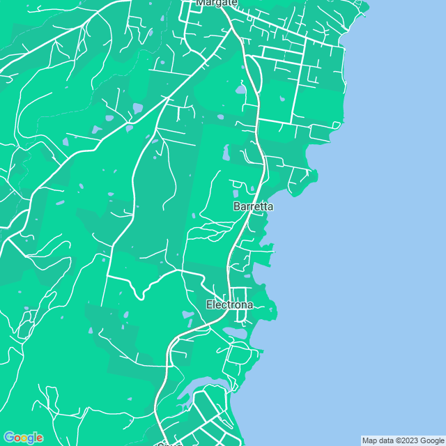 Map showing the location of Spice World in Barretta, TAS 7054