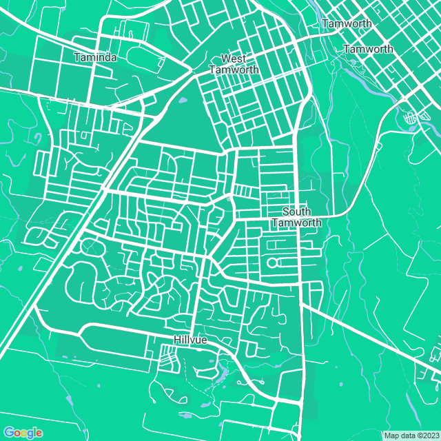 Map showing the location of Empowered Learning Support in South Tamworth, NSW 2340