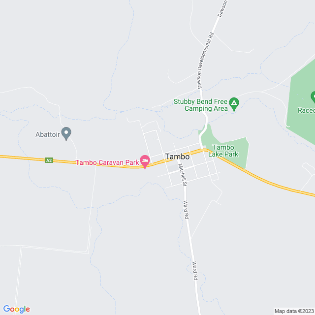 Map showing the location of Tambo State School in Tambo, QLD 4478