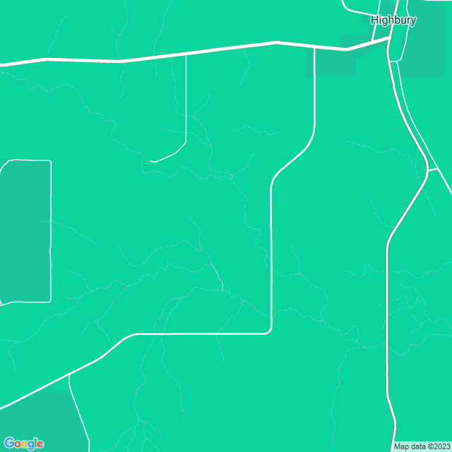Map showing the location of Betteley E H in Highbury, WA 6313