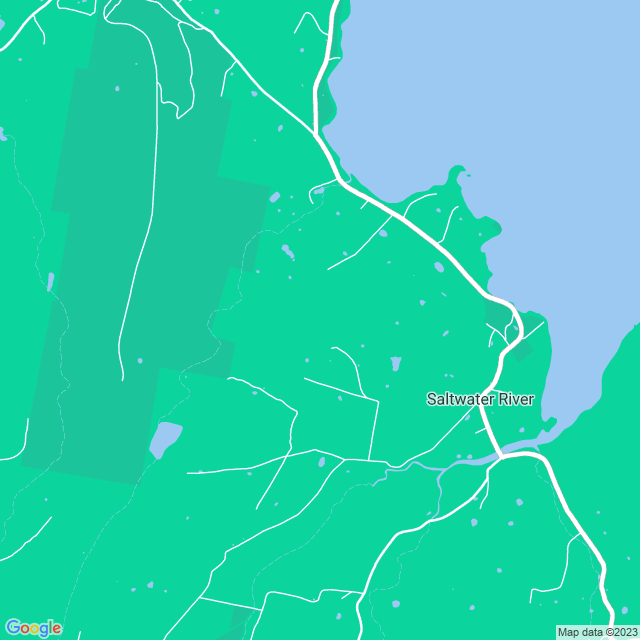 Map showing the location of D & D Digger Hire in Saltwater River, TAS 7186