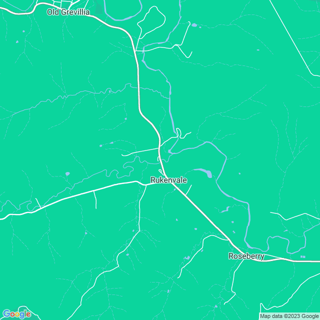 Map showing the location of Rukenvale Public School in Rukenvale, NSW 2474