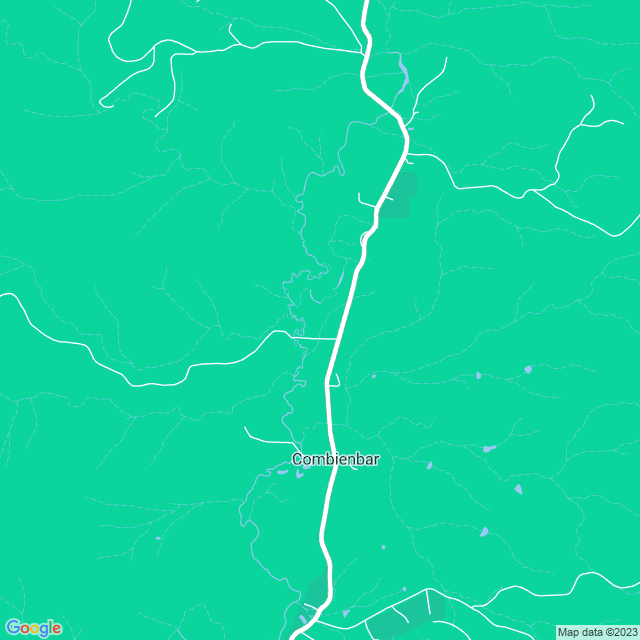 Map showing the location of Ada River Camping Area in Combienbar, VIC 3889