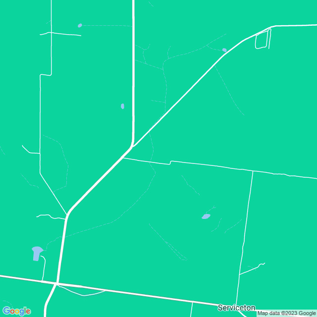 Map showing the location of Leeor CFA in Serviceton, VIC 3420