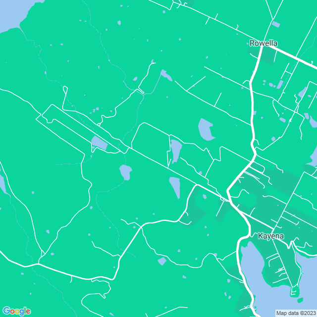 Map showing the location of Prolec in Kayena, TAS 7270