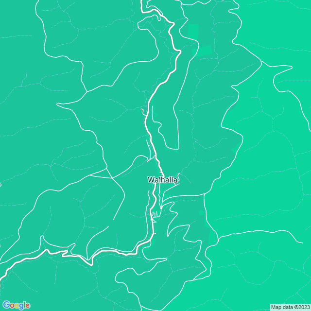 Map showing the location of Walhalla Accommodation in Walhalla, VIC 3825