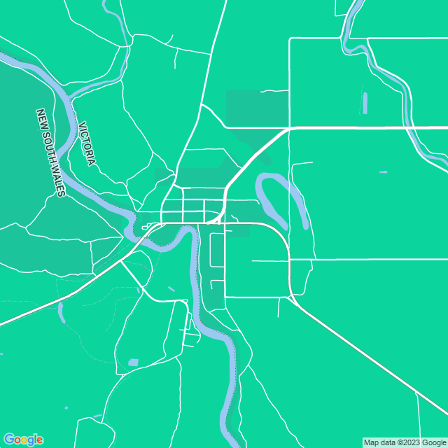 Map showing the location of Dharnya Centre in Barmah, VIC 3639