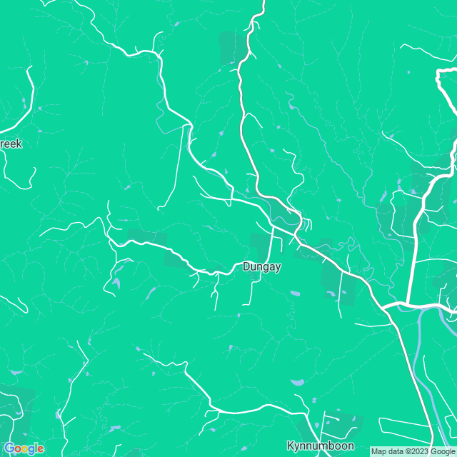 Map showing the location of Dungay Public School in Dungay, NSW 2484