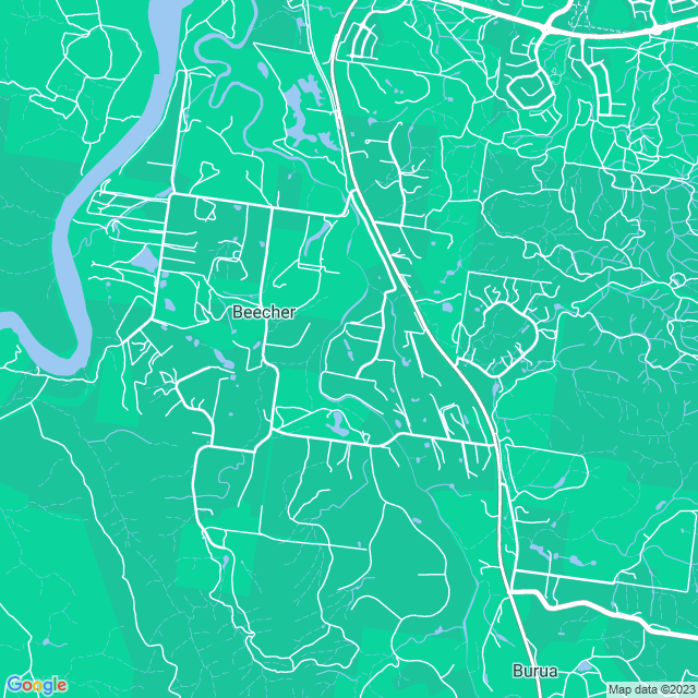 Map showing the location of MCS Constructions in Beecher, QLD 4680