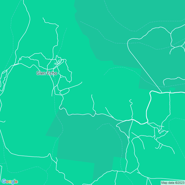 Map showing the location of Glen Echo Cottage in Glen Echo, QLD 4570