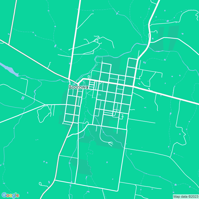 Map showing the location of Farrell P & E in Boorowa, NSW 2586