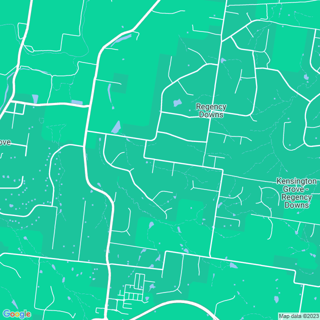 Map showing the location of PDO Floors in Regency Downs, QLD 4341