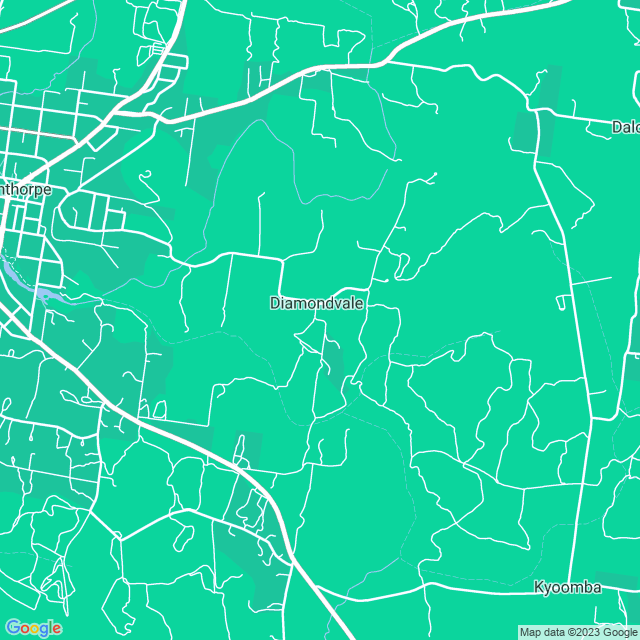 Map showing the location of Diamondvale Cottages Stanthorpe in Diamondvale, QLD 4380