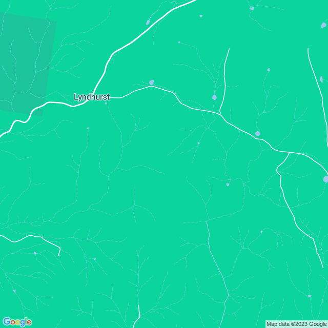 Map showing the location of Managed Web Solutions in Lyndhurst, NSW 2350