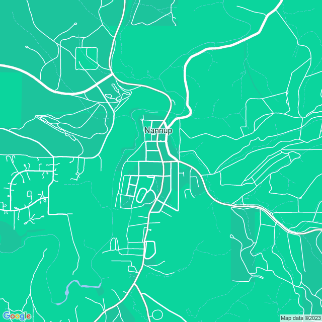 Map showing the location of PathWest Nannup in Nannup, WA 6275