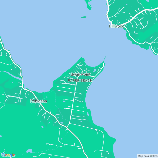 Map showing the location of Indeco in Swan Point, TAS 7275