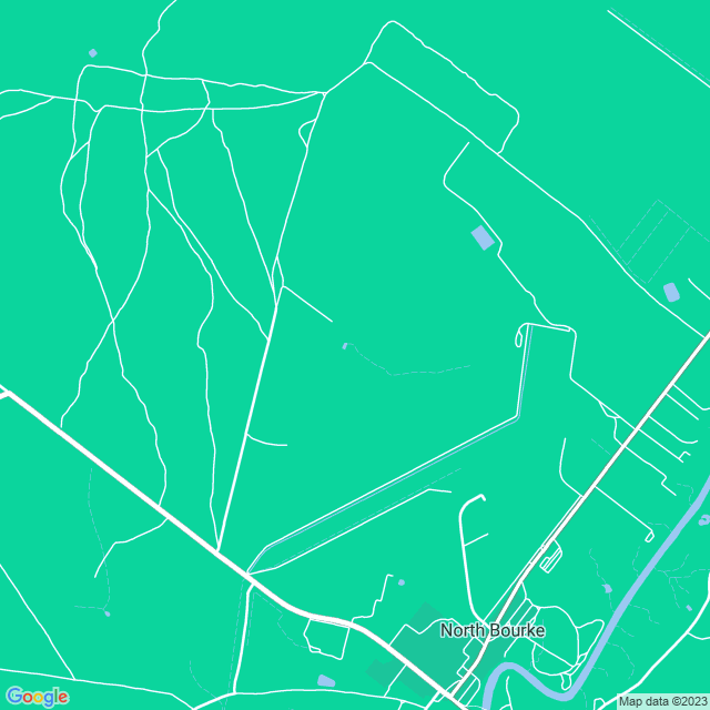 Map showing the location of Backobourkeaccommodation in North Bourke, NSW 2840