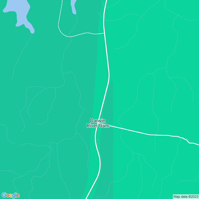 Map showing the location of Stanton in Darwin River Dam, NT 822