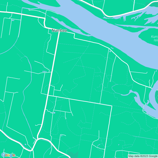 Map showing the location of River Recordings in Numbaa, NSW 2540