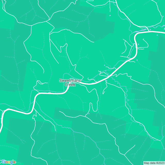 Map showing the location of Patch Planning in Sweetmans Creek, NSW 2325