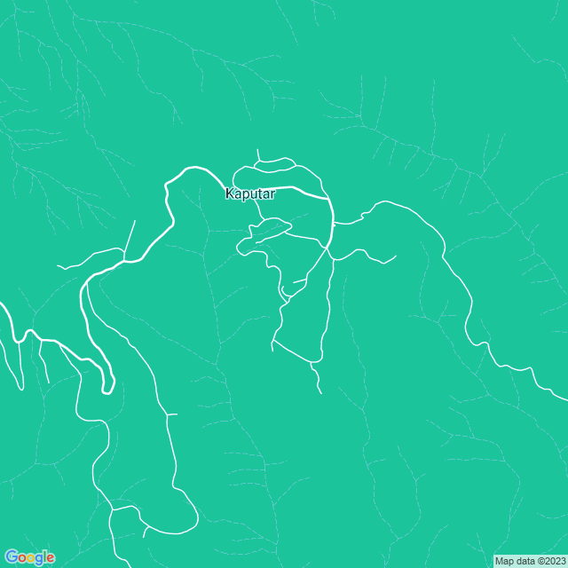Map showing the location of Dawsons Spring campground in Kaputar, NSW 2390