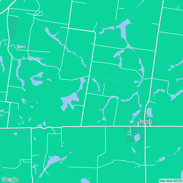 Map showing the location of Forest Primary School in Forest, TAS 7330