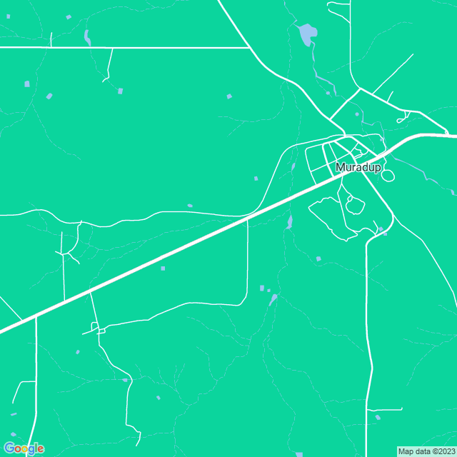 Map showing the location of R.T.C. in Muradup, WA 6394