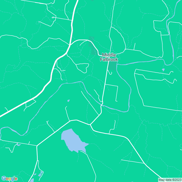 Map showing the location of Sunny Side in Middle Falbrook, NSW 2330