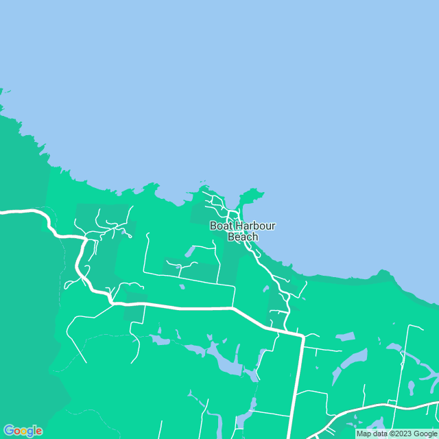 Map showing the location of Harbourside B & B in Boat Harbour Beach, TAS 7321