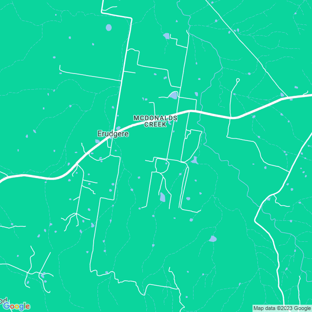 Map showing the location of Baidland Hill in Erudgere, NSW 2850