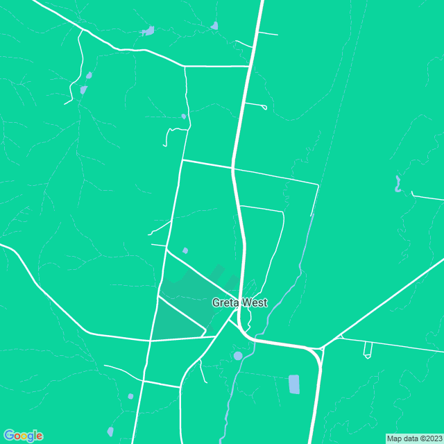 Map showing the location of Futter Ranges in Greta West, VIC 3675