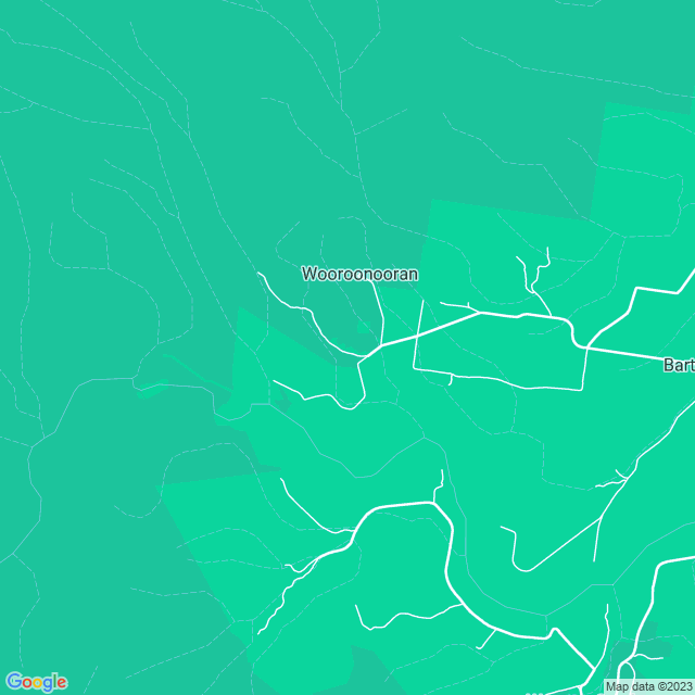 Map showing the location of Upper Bridge in Wooroonooran, QLD 4860