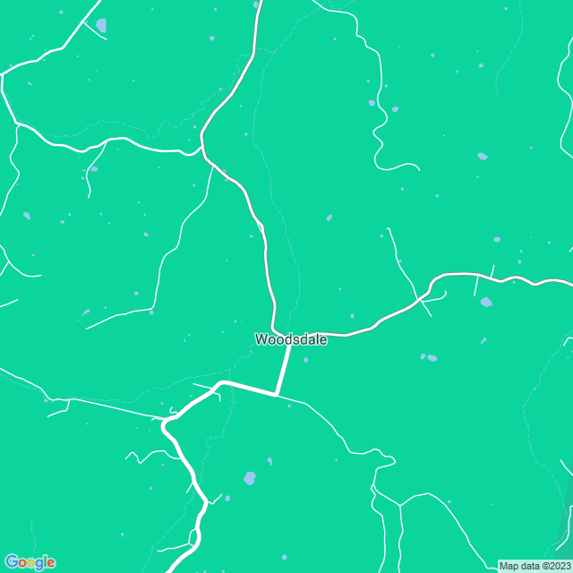Map showing the location of Bluff River Gorge in Woodsdale, TAS 7120