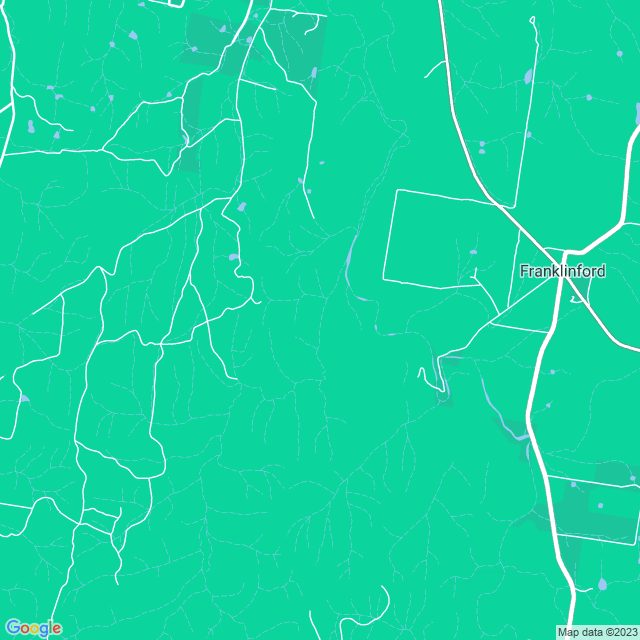 Map showing the location of Three Chimneys in Franklinford, VIC 3461