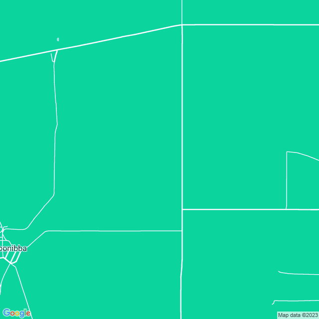 Map showing the location of Brown P G & A in Koonibba, SA 5690