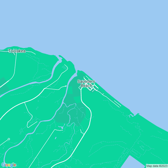 Map showing the location of Saunders Beach in Saunders Beach, QLD 4818