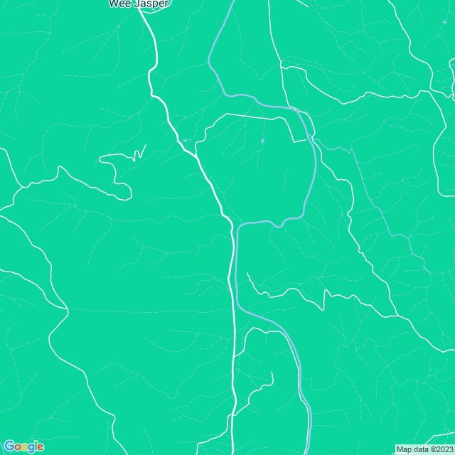 Map showing the location of Cooradigbee & Wee Jasper Accommodation in Wee Jasper, NSW 2582
