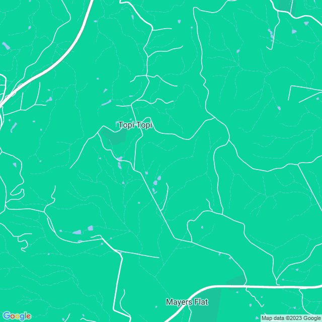 Map showing the location of Throg in Topi Topi, NSW 2423
