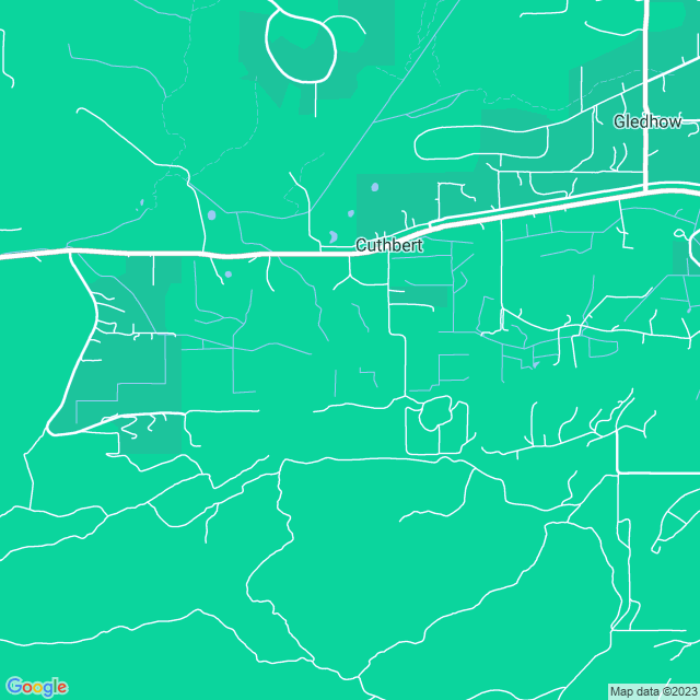 Map showing the location of Bloktek in Cuthbert, WA 6330