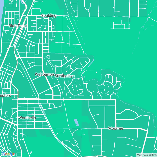Map showing the location of Blueprint Drafting in Strathalbyn, WA 6530