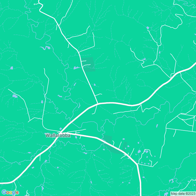 Map showing the location of Johnson B J in Wallarobba, NSW 2420