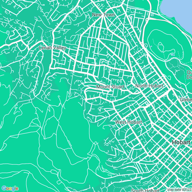 Map showing the location of Giga-Bytes Computing Pty Ltd in Mount Stuart, TAS 7000