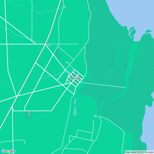 Map showing the location of Australia Post in Price, SA 5570