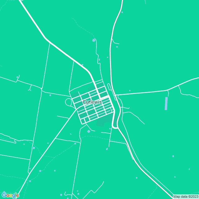 Map showing the location of Brad Smith Building in Curlewis, NSW 2381