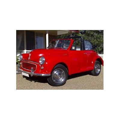 Red Morris Minor